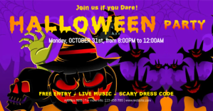 Lilla Halloween Party Couverture d'événement Facebook Template