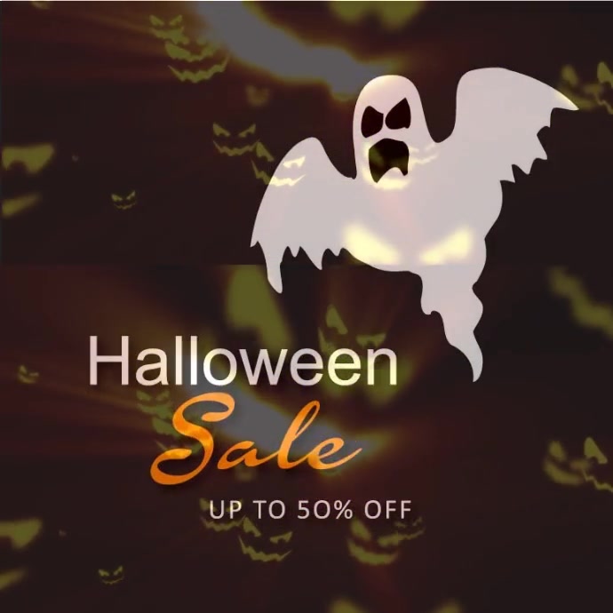 Halloween costume sale template Сообщение Instagram