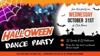 Halloween Dance Horizontal Digital Display Video template