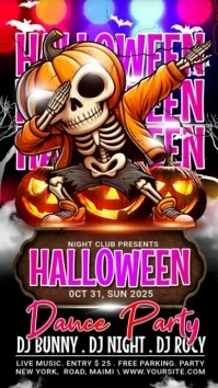 HALLOWEEN DANCE PARTY Instagram Story template