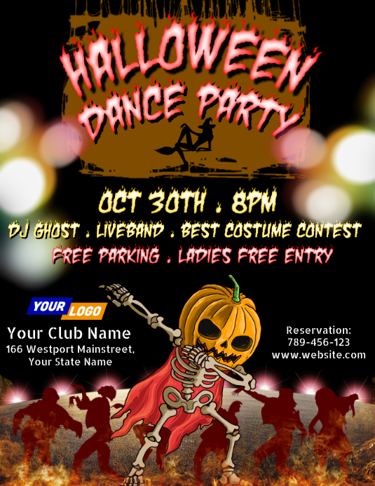 Copy of Halloween Dance Party Poster  PosterMyWall