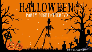 Halloween Party Ekran reklamowy Template