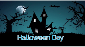 Sort Halloween Ekran reklamowy Template