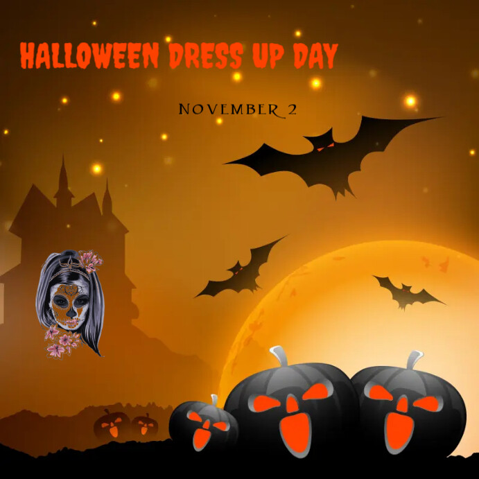 Halloween day dress up party Template PosterMyWall