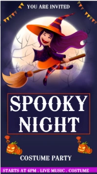 Halloween Day Instagram Story template