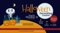 Halloween Decorating Contest Twitter Post template