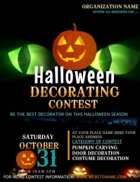 HALLOWEEN Volante (Carta US) template