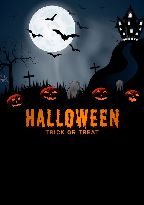 Hallween Design halloween Template | PosterMyWall