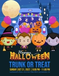 Halloween Flyer (Letter pang-US) template