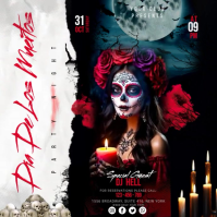 Halloween Instagram Post template