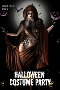 halloween Poster template