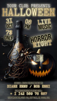 Halloween Digital Display (9:16) template