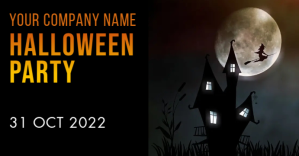 Sort Halloween Party Facebook Event Cover Template