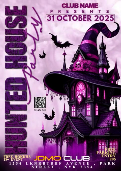 halloween A1 template