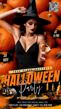 Halloween Digital Display (9:16) template