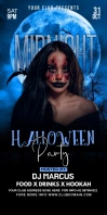 HALLOWEEN Роллерный баннер 3' × 6' template
