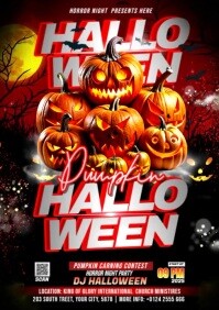HALLOWEEN A5 template