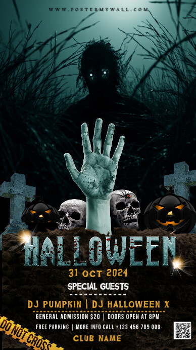 Halloween História do Instagram template