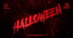 Halloween Obraz udostępniany na Facebooku template