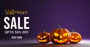 halloween Anuncio de Facebook template