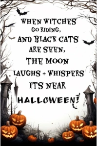 Halloween Plakkaat template