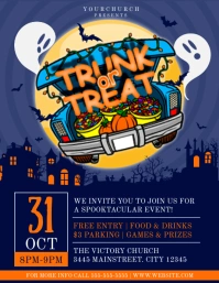HALLOWEEN Volantino (US Letter) template