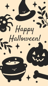 Halloween Pantalla Digital (9:16) template