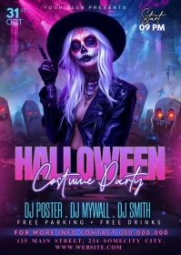 HALLOWEEN A6 template
