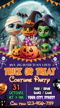 Halloween Instagram Story template