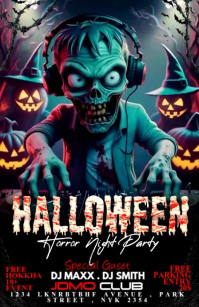 halloween Tabloid template