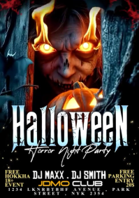 halloween A1 template