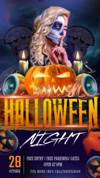 Halloween Instagram Story template