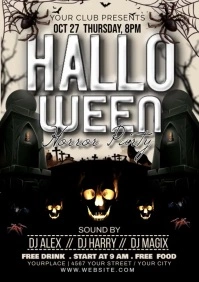 halloween A1 template