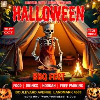 Halloween Instagram Plasing template