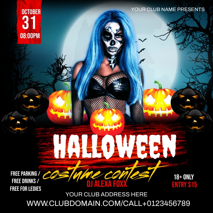 HALLOWEEN Instagram Post template