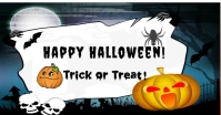 Halloween Reklama na Facebooka template