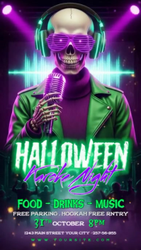 Halloween Rolka Instagram template