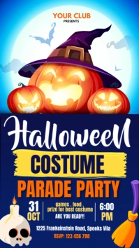 halloween Digital Display (9:16) template