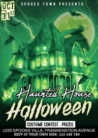 Halloween A4 template