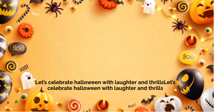 Halloween Facebook Shared Image template