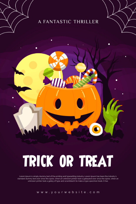 halloween Plakat template
