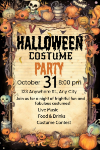 Halloween Poster template