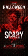HALLOWEEN Roll Up Banner 3' × 6' template