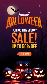 Halloween Ekran reklamowy (9:16) template