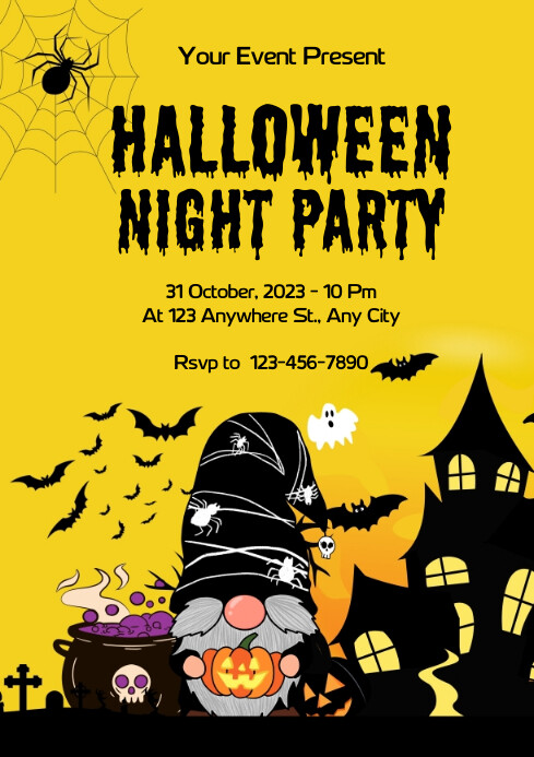 Halloween Template | PosterMyWall