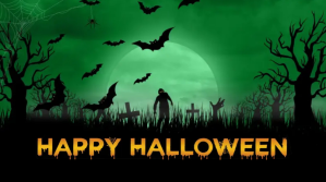 Zielony Halloween Celebration Zdjęcie tytułowe kanału na YouTube Template