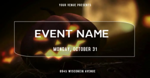 Halloween event Facebook Shared Image template