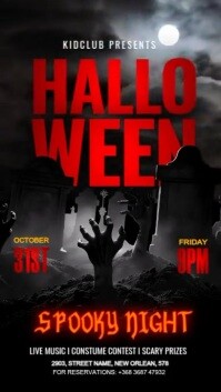 Noir Halloween Party Instagram Reel Template