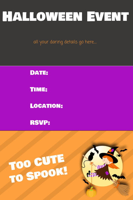 halloween event party dinner dance flyer poster invitation halloween dance flyer templates