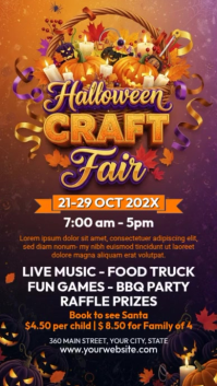 halloween fair Instagram Story template